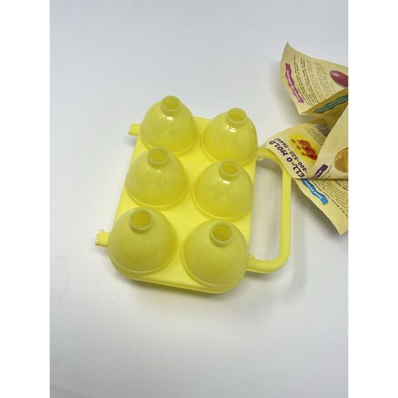 NOS JELLO Jigglers Plastic Patterned Egg Mold Yellow Recipes Spring Easter - Picture 3 of 7